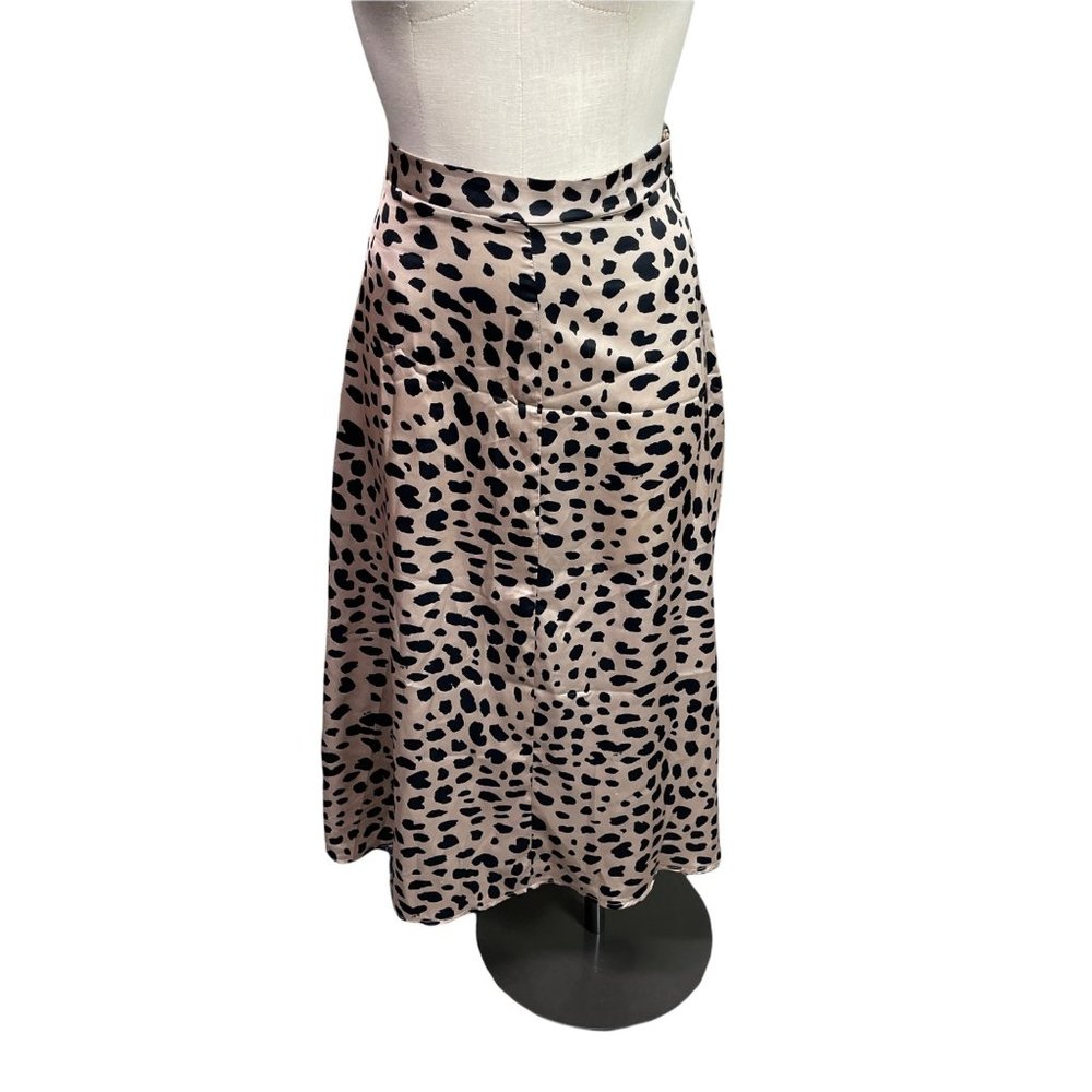 Rails Leopard Print A-Line Skirt - Black and Tan